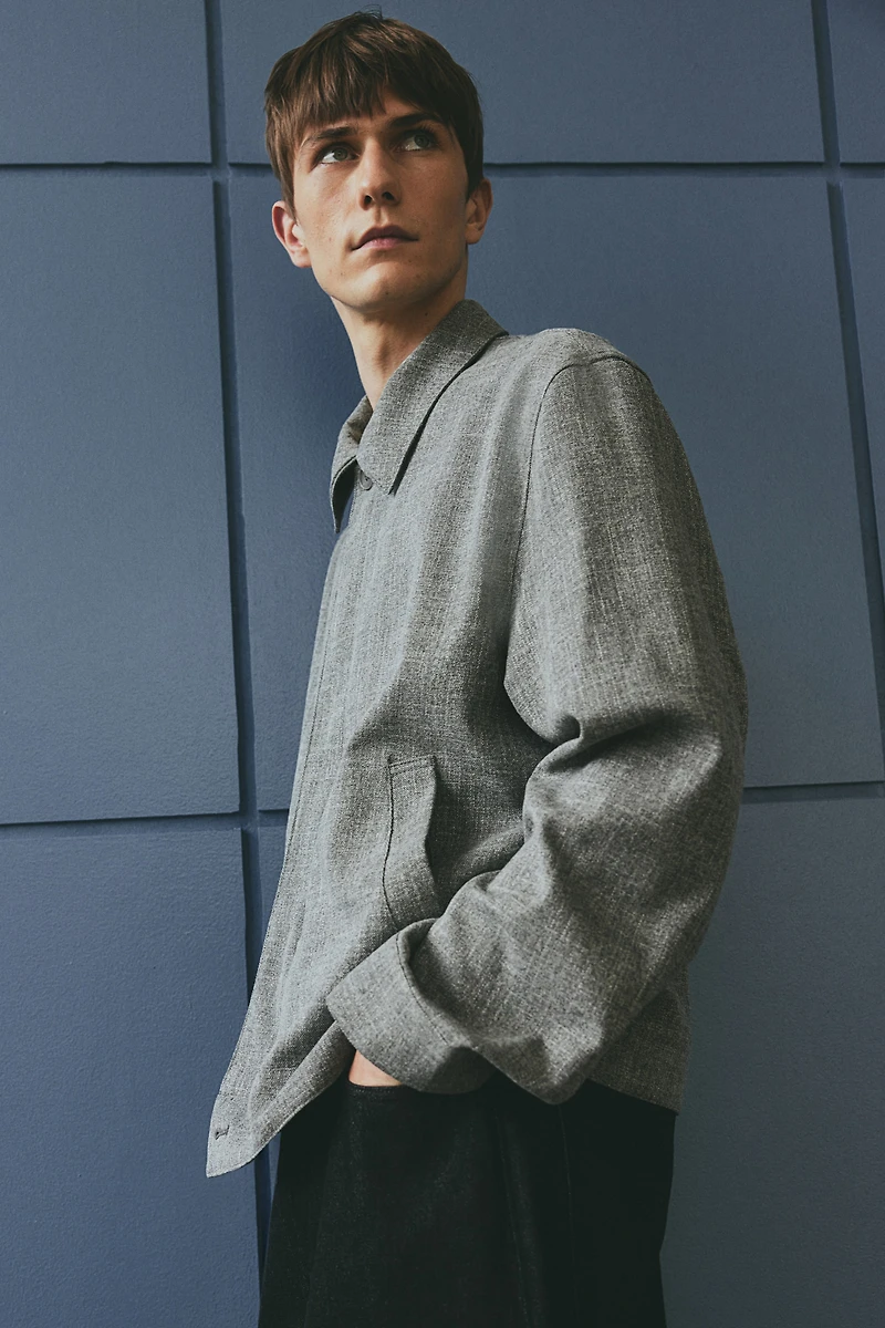 Veste-chemise coupe classique