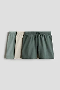 Lot de 3 shorts en coton