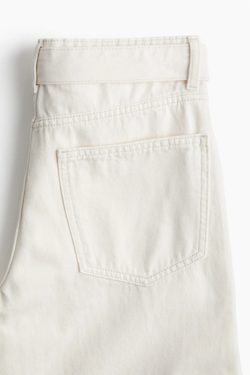Jean coupe tonneau taille haute