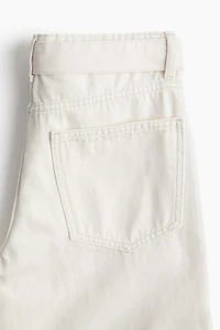 Jean coupe tonneau taille haute