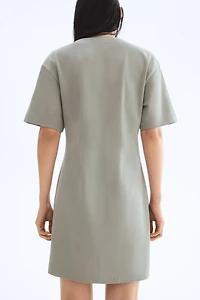 Defined-Waist T-Shirt Dress