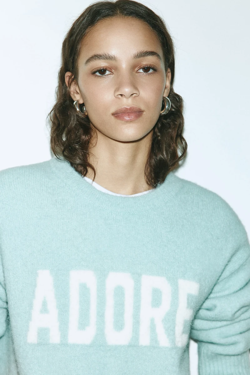 Jacquard-Motif Sweater