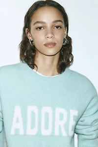 Jacquard-Motif Sweater