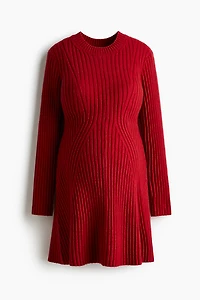 MAMA Rib-Knit Dress