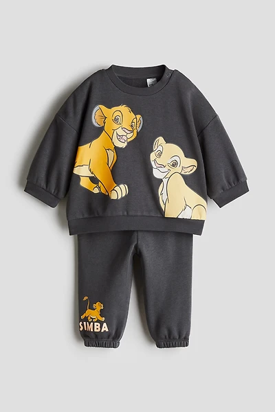 2-Piece Printed Sweatsuit