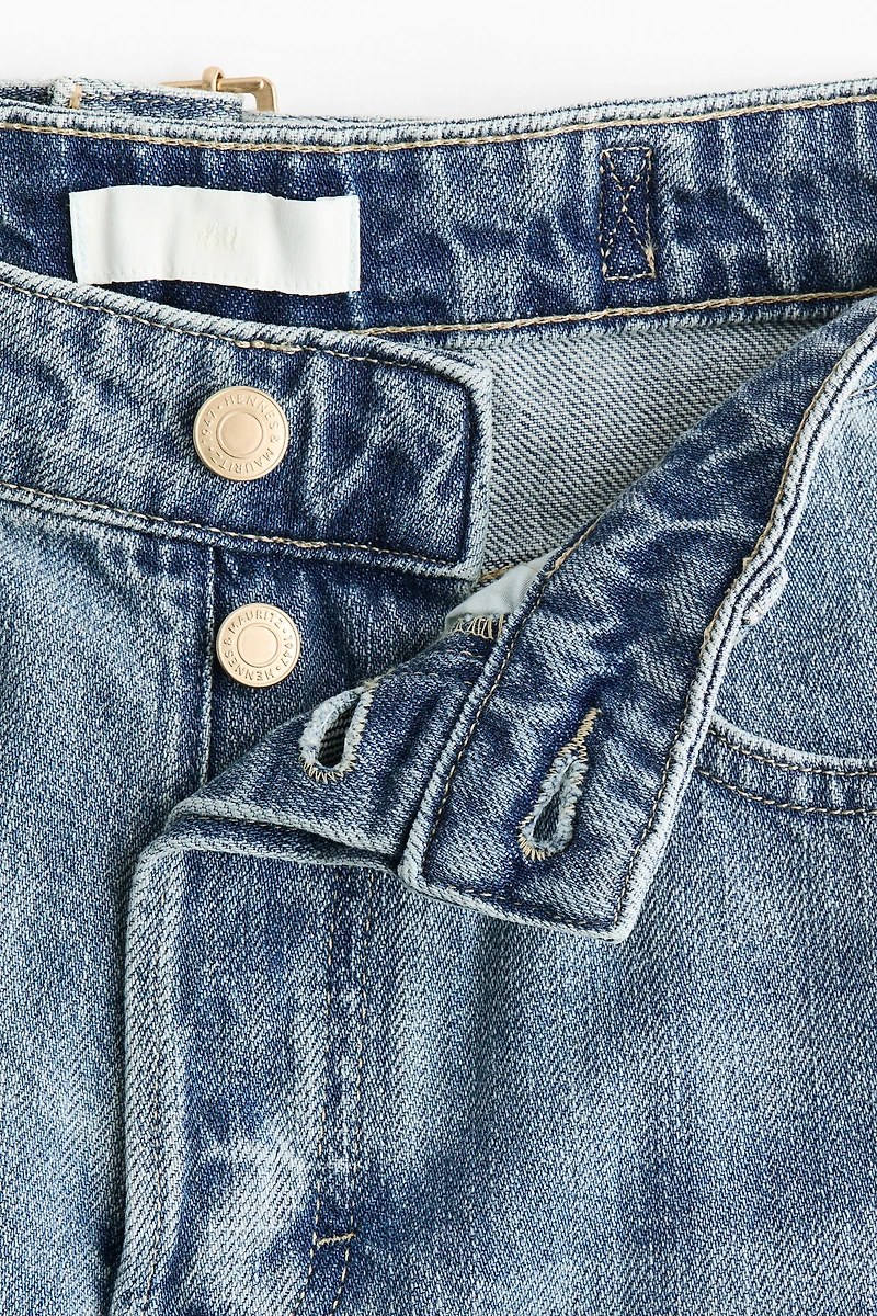 Wide-Leg Regular Waist Jeans