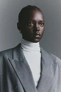 Blazer à fermeture croisée