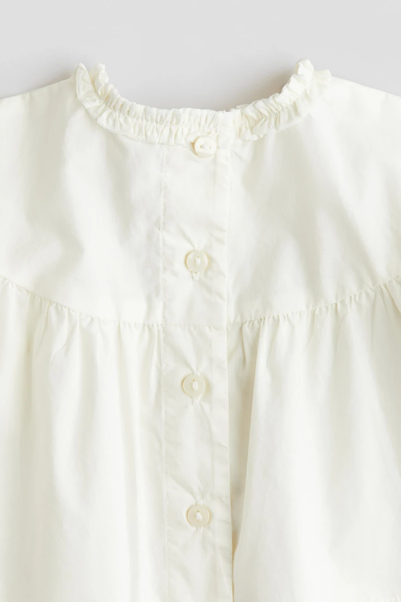 Blouse en popeline de coton