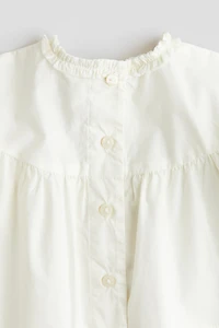 Blouse en popeline de coton