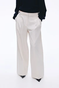 Wide-Leg Dress Pants