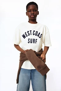 T-Shirt with Printed Motif