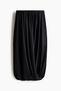 Bubble-Hem Maxi Skirt