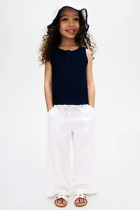 Pointelle Cotton Tank Top