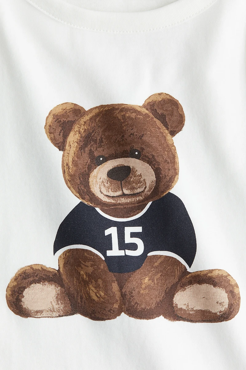 Printed Cotton Tank Top