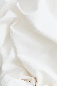 Seersucker Twin Duvet Cover Set