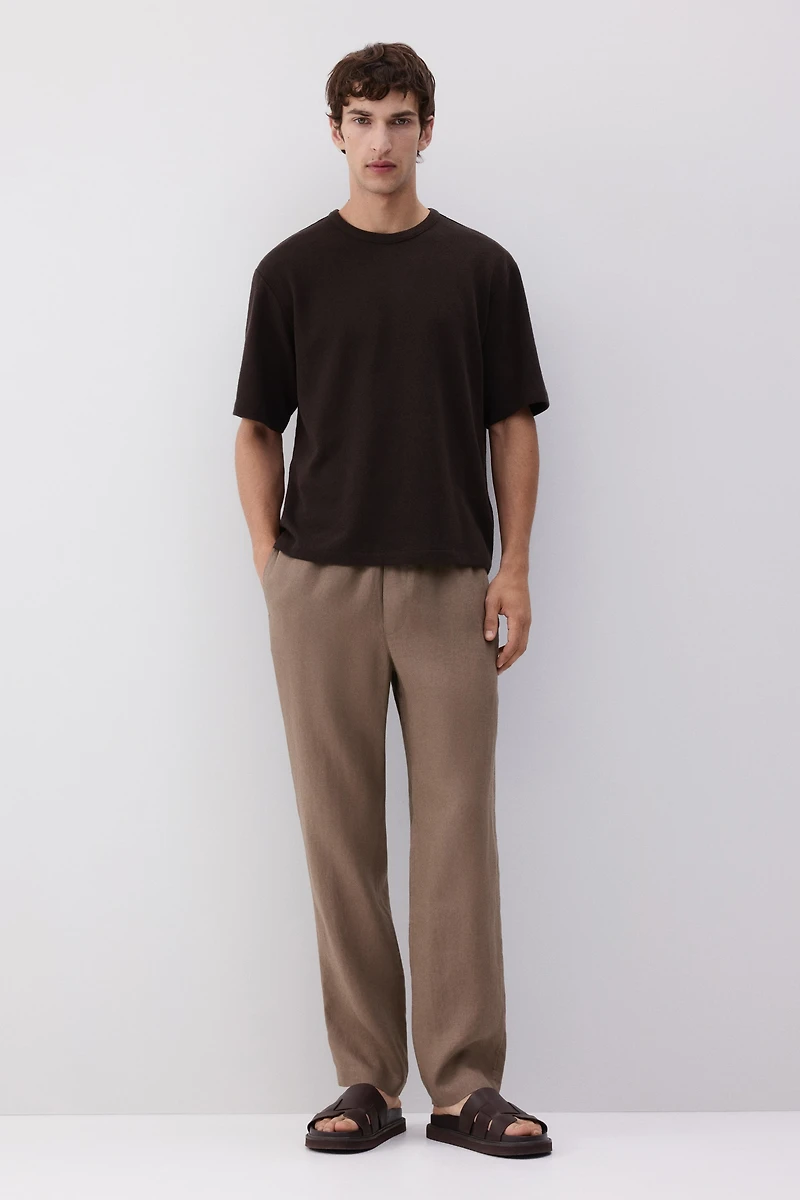 Regular-Fit Linen Pants