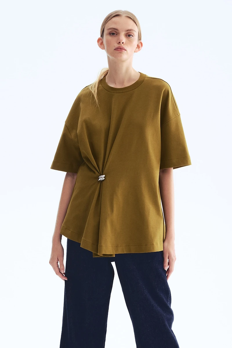 Metal-Detail T-Shirt