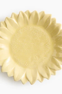 Sunflower-Shaped Medium-Sized Plate