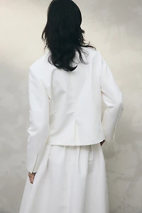Blazer à fermeture droite