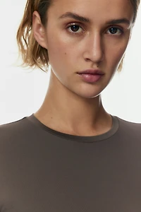 Long-sleeved Microfiber Top