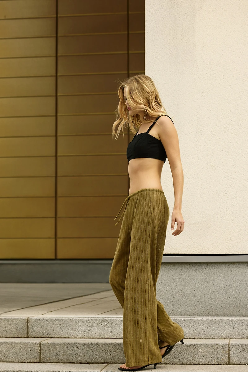 Knit Drawstring Pants