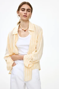 Linen-blend Shirt