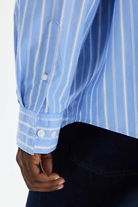 Chemise décontractée en popeline