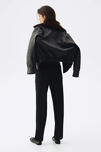 MAMA Pantalon avec fente en bas de jambe