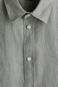 Regular-Fit Linen Shirt