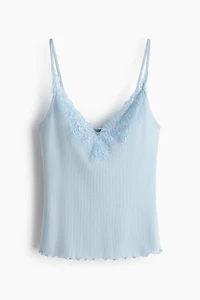 Lace-Trimmed Camisole Top