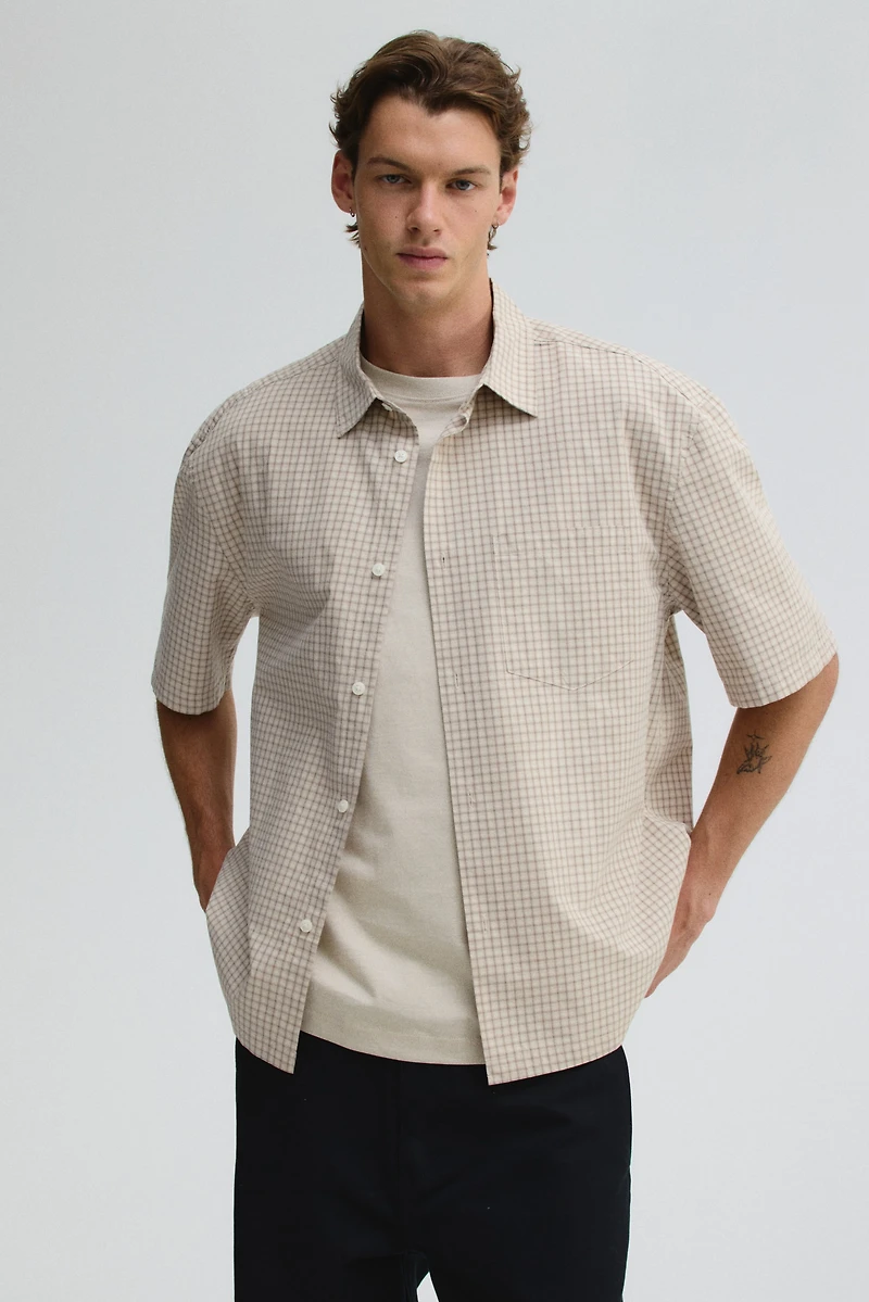 Relaxed-Fit Short-Sleeved Shirt