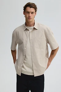 Relaxed-Fit Short-Sleeved Shirt