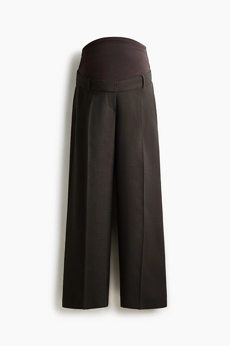 MAMA Wide-Leg Dress Pants