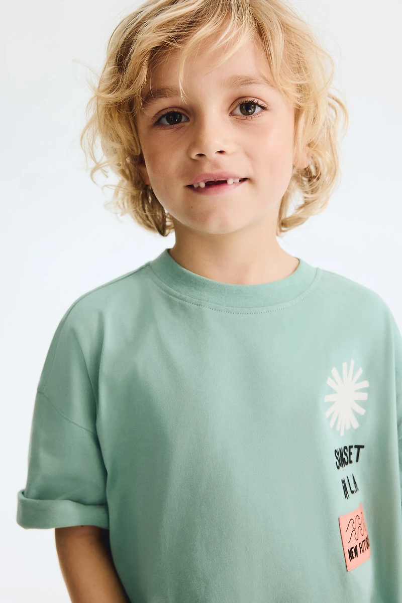 Printed Cotton T-Shirt