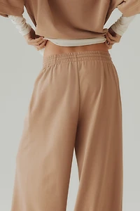 Pleat-Detail Drawstring Pants