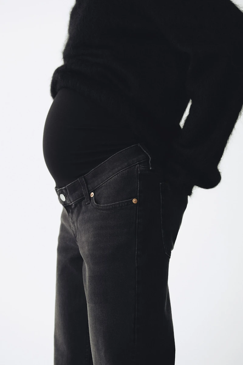 MAMA Slim Straight High Jeans
