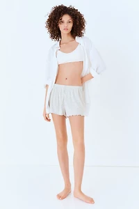 2-Pack Pointelle Pajama Shorts