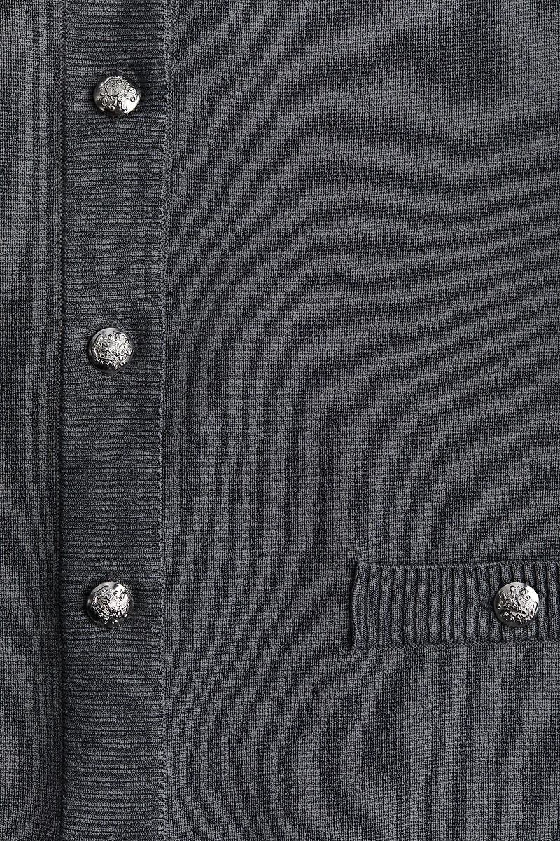 Fine-Knit Cardigan