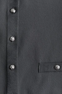 Fine-Knit Cardigan