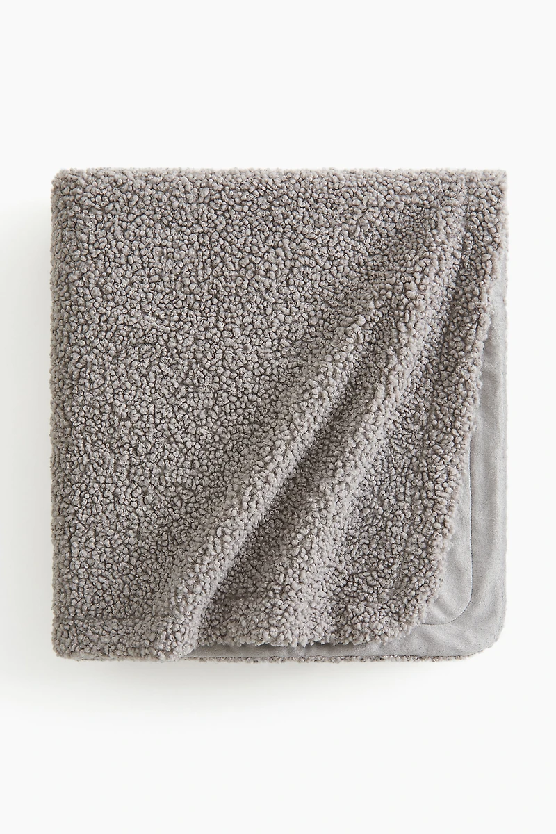Couverture en tissu peluche