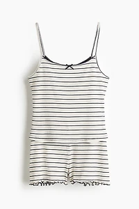 2-Piece Ribbed Jersey Set