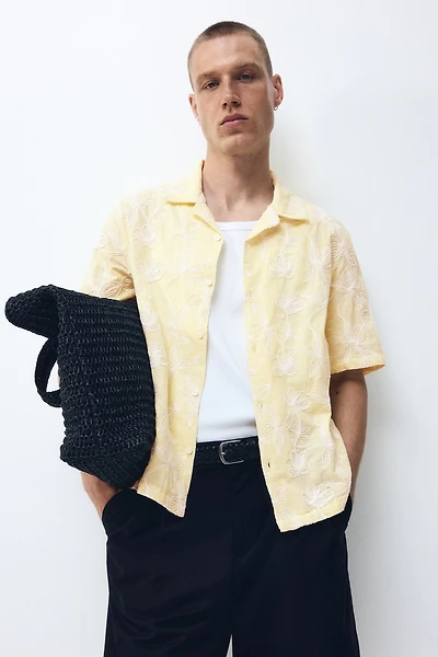 Regular-Fit Embroidered Resort Shirt