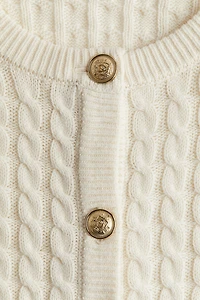 Cable-Knit Cardigan