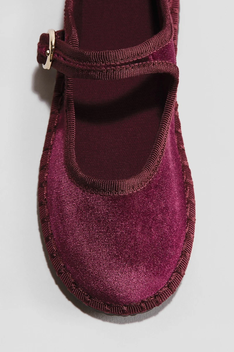 Velour Flats