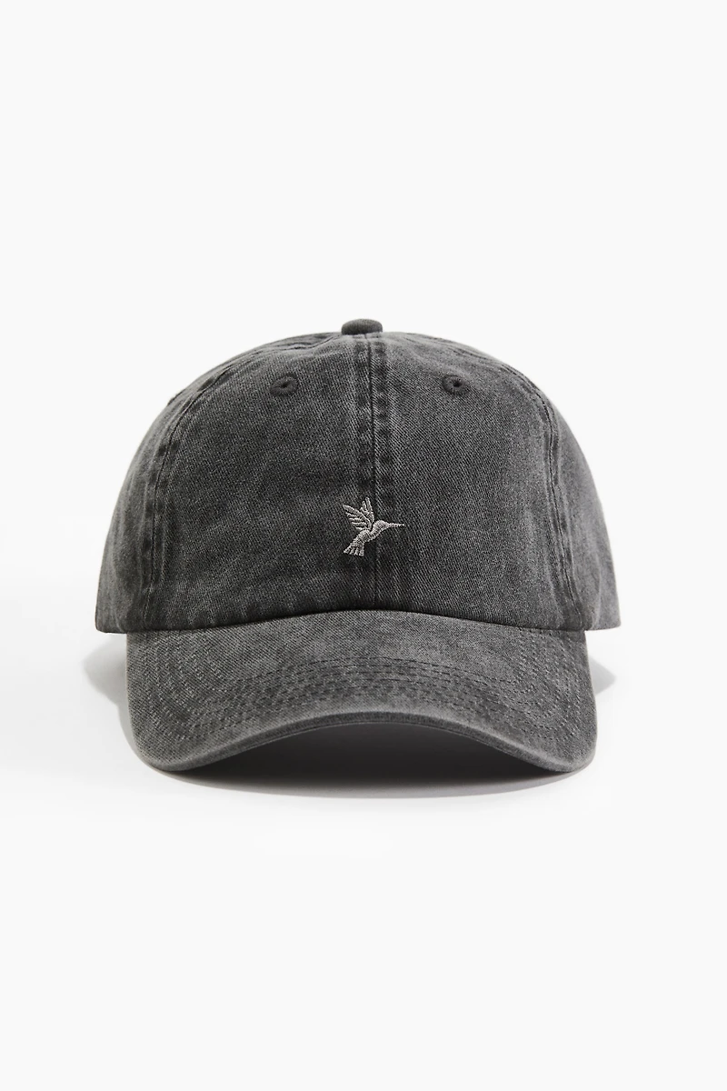 Cotton Cap with Embroidery