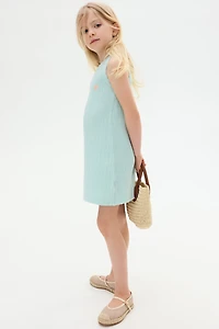 Textured Cotton Dress
