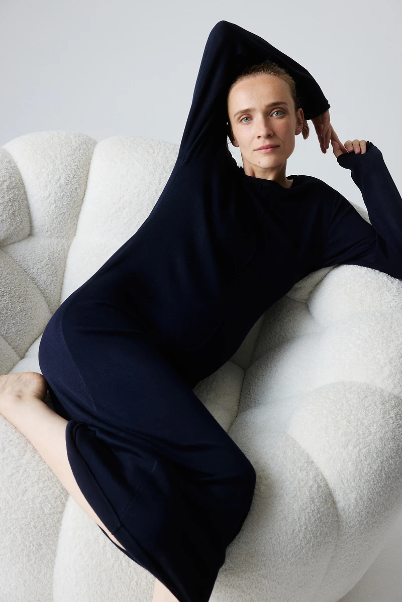 MAMA Fine-Knit Dress