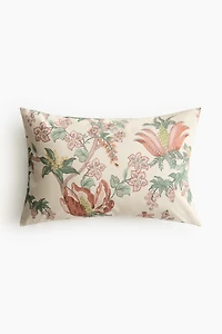 Patterned Canvas Cushion Cover