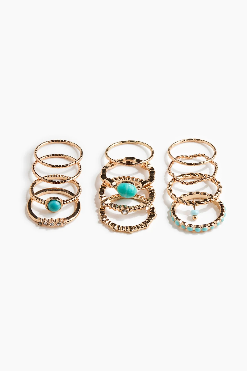 12-Pack Metal Rings