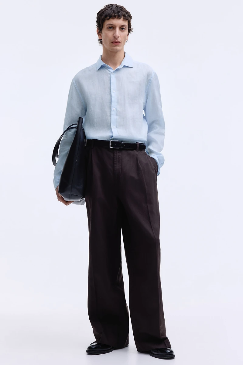 Slim Fit Linen Shirt